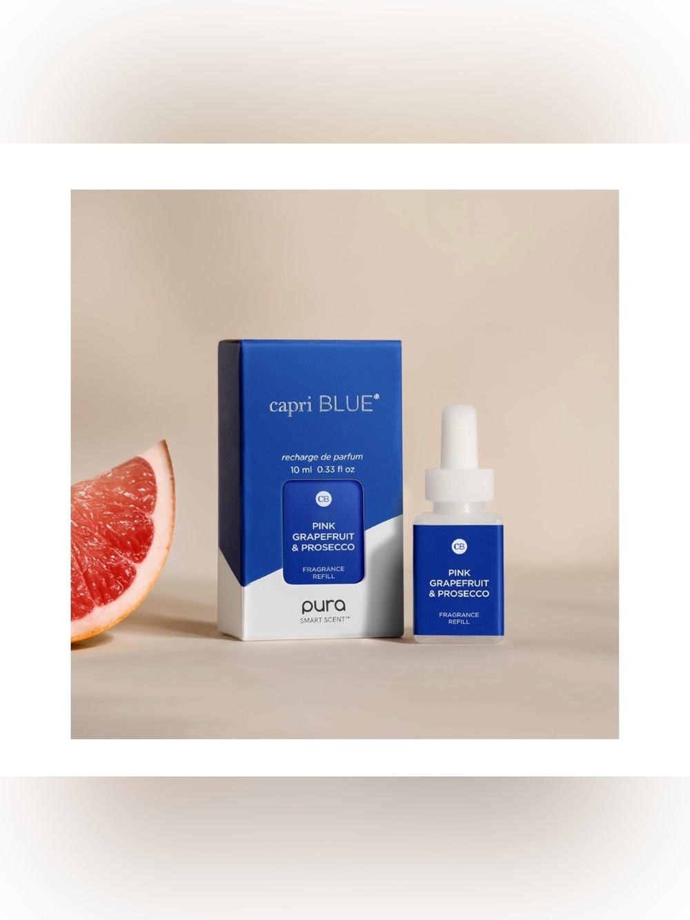 Capri Blue Pura Diffuser Refills – Pink Grapefruit & Prosecco(Pack of 2 Refills)
